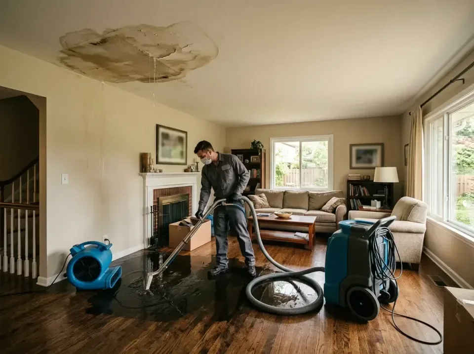 attic-pipe-burst-ceiling-drip-008 — frequently asked questions, Water Damage Restoration & Carpet Care in North Druid Hills,…